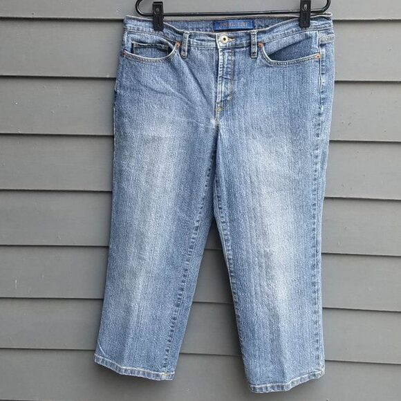 Jeanstar Cropped Jeans Size 12 - Picture 1 of 9